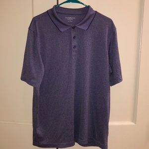 CROFT & BARROW purple polo shirt